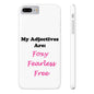 Adj. Foxy free (White) - Slim Phone Cases - Better Mode