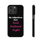 Adj. Radiant, Right (Black) - Slim Phone Cases - Better Mode