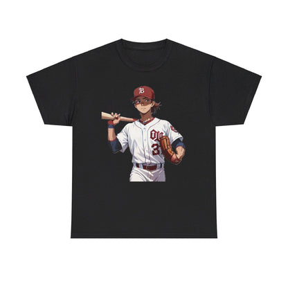 Anime Baseball 1 - Unisex Heavy Cotton T-Shirt - Better Mode