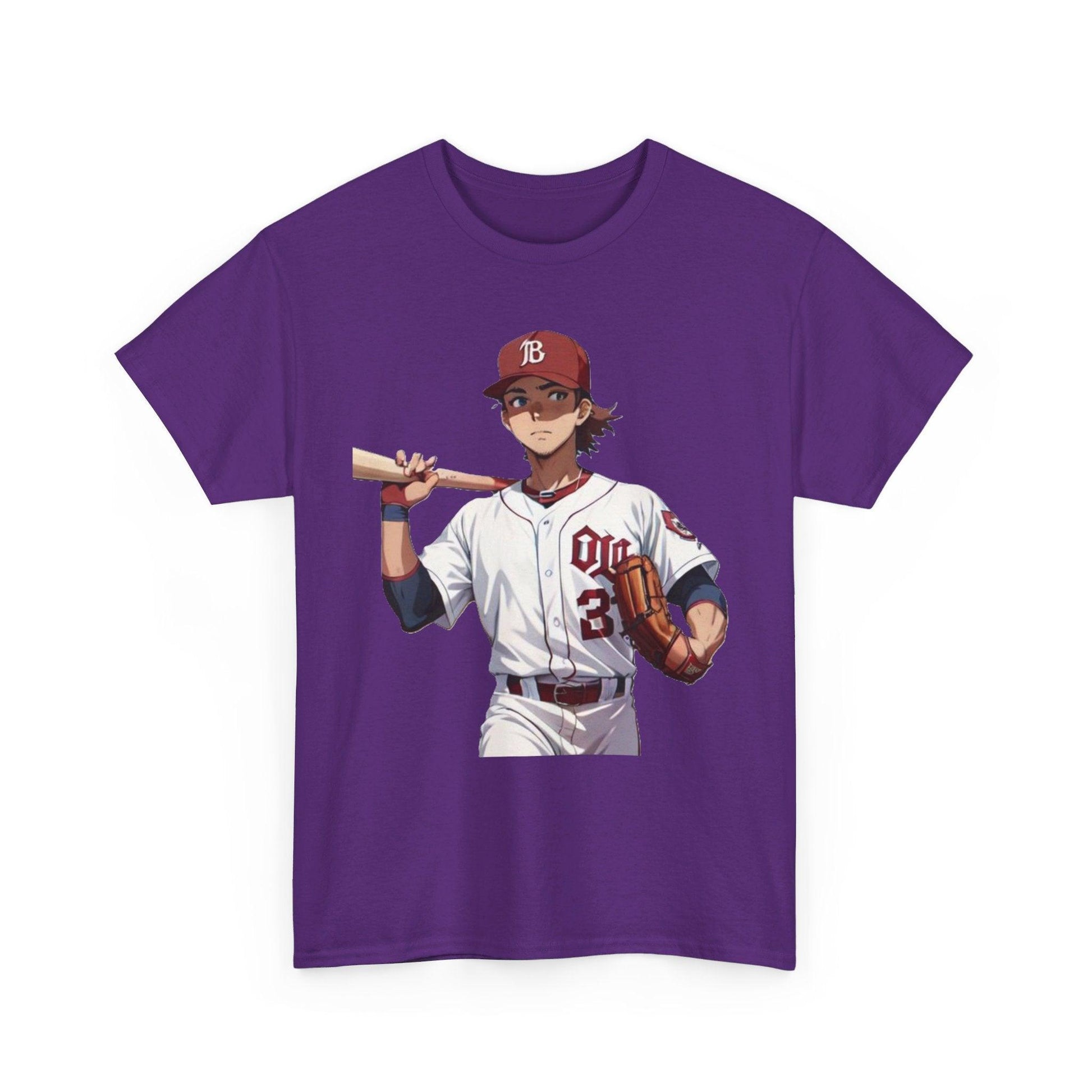 Anime Baseball 1 - Unisex Heavy Cotton T-Shirt - Better Mode