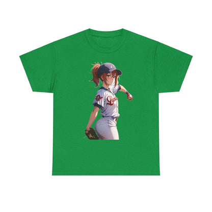 Anime baseball 3 - Unisex Heavy Cotton T-Shirt - Better Mode