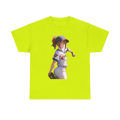 Anime baseball 3 - Unisex Heavy Cotton T-Shirt - Better Mode