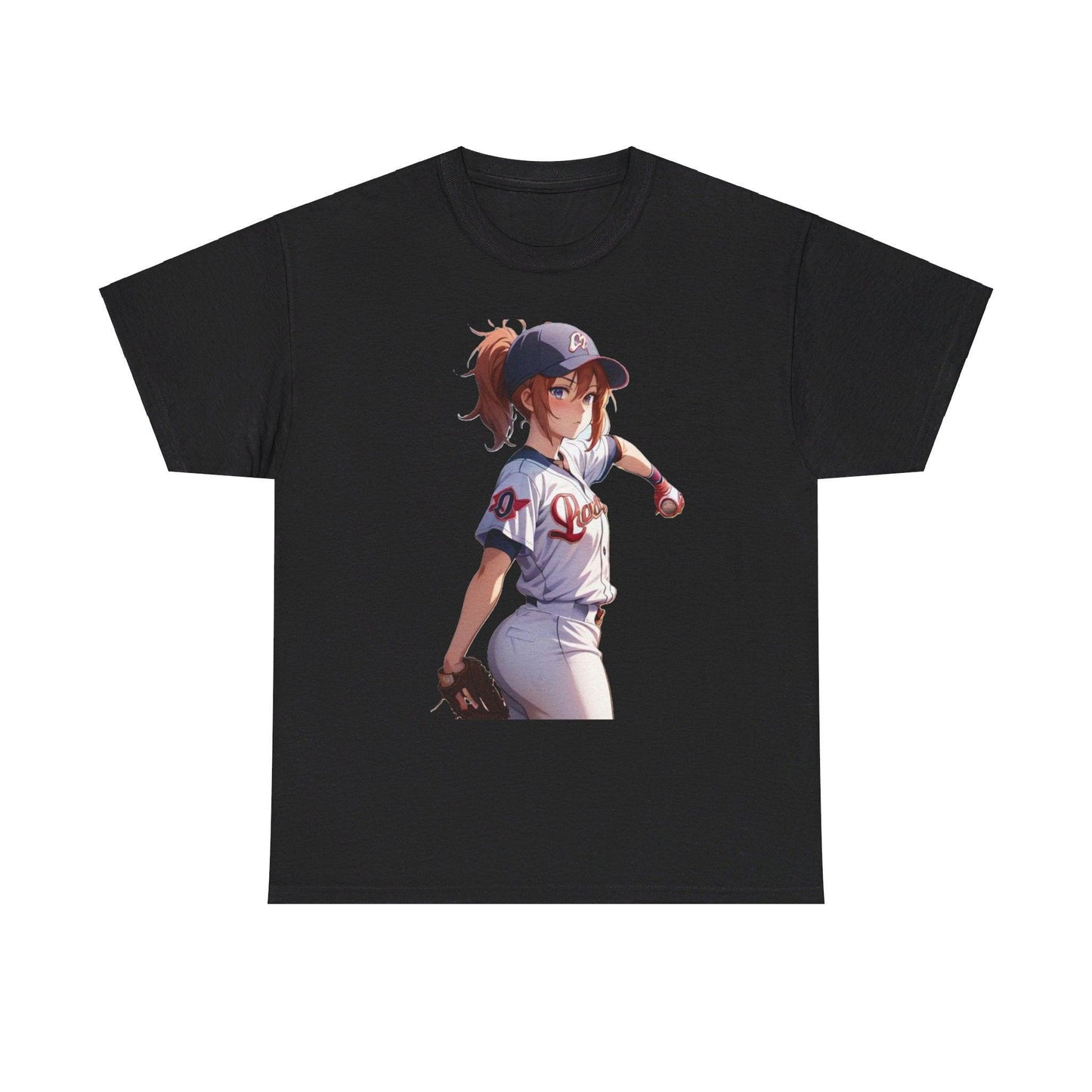 Anime baseball 3 - Unisex Heavy Cotton T-Shirt - Better Mode