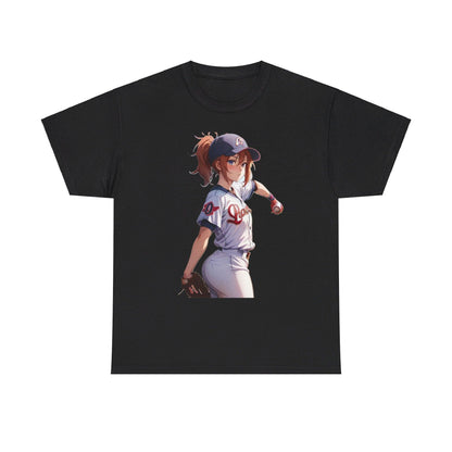 Anime baseball 3 - Unisex Heavy Cotton T-Shirt - Better Mode