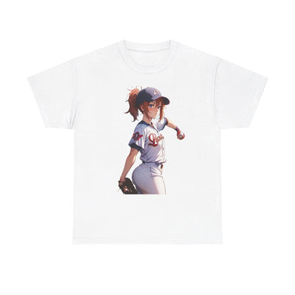 Anime baseball 3 - Unisex Heavy Cotton T-Shirt - Better Mode