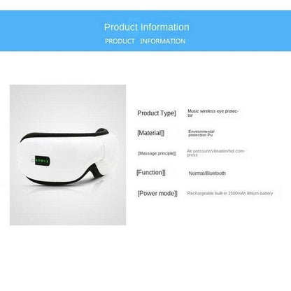 Eye Massager With Heat, Bluetooth Music (Rechargeable)