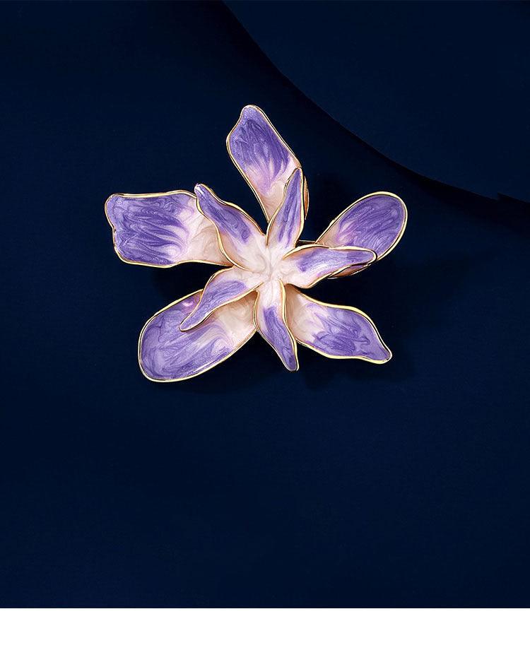 Elegant Purple Flower Brooch/Pin - Better Mode