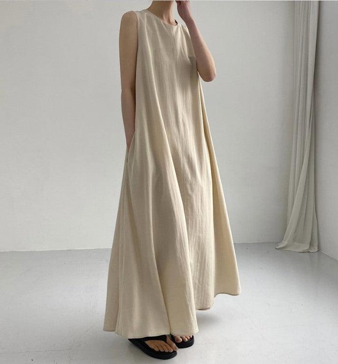 Sleeveless Maxi Shift Dress