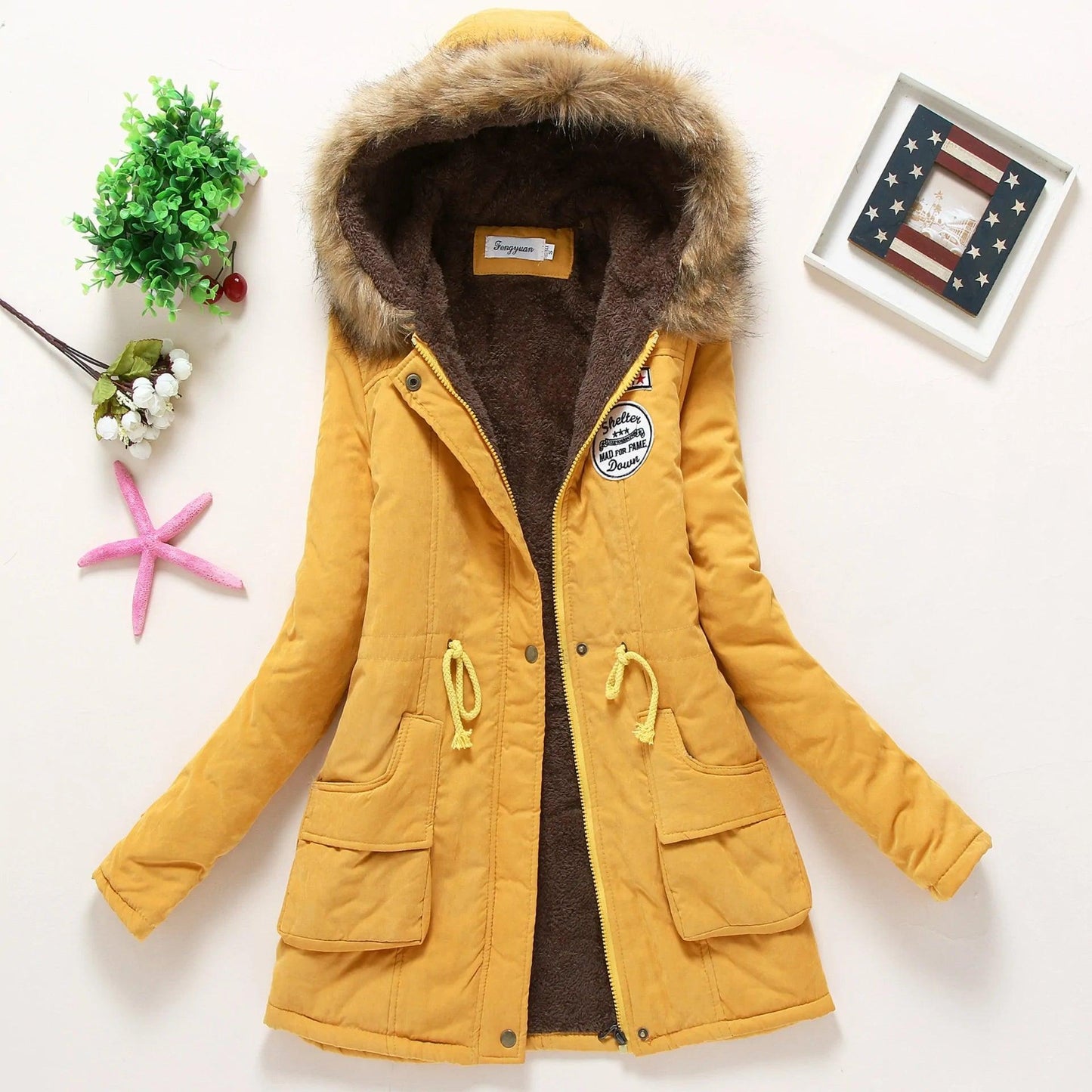 Women's Preppy Style Winter Coat