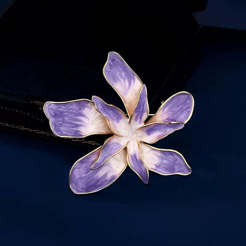 Elegant Purple Flower Brooch/Pin - Better Mode