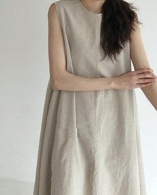 Sleeveless Maxi Shift Dress