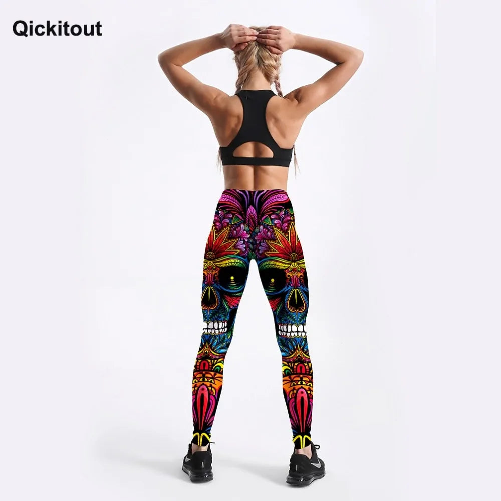 Printed Slim Workout Leggings