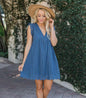 Sleeveless Ruffled Romper Dress