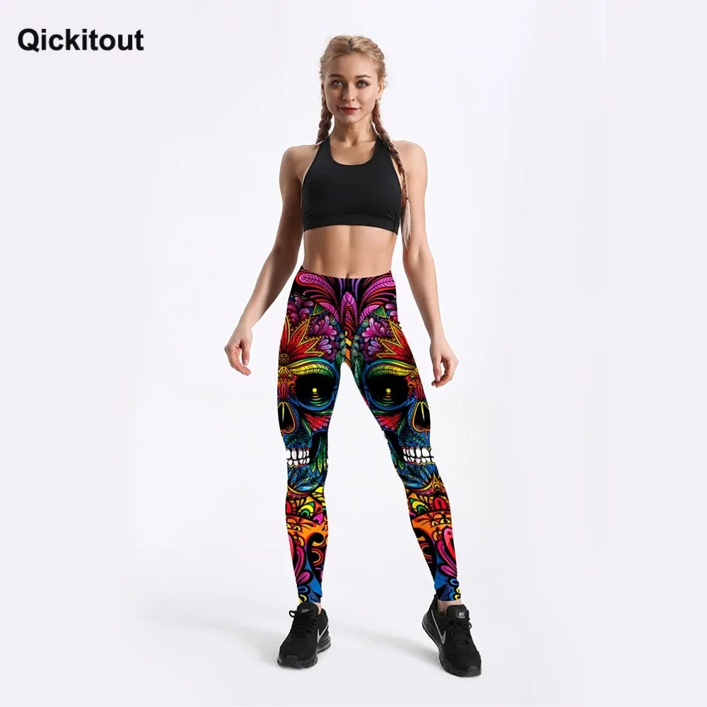 Printed Slim Workout Leggings